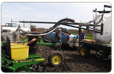 SeedVac for conveying seed soybeans