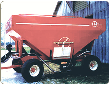 Seed Vac owners use gravity wagons